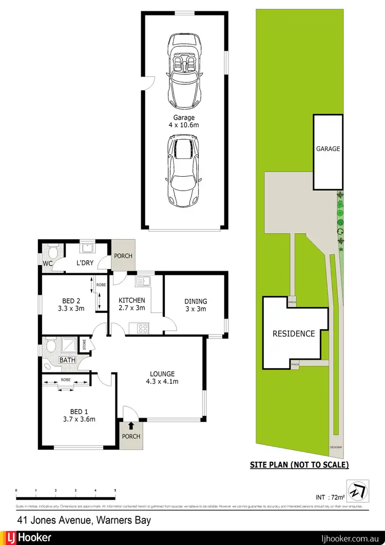 Floorplan of Homely house listing, 41 Jones Avenue, Warners Bay NSW 2282