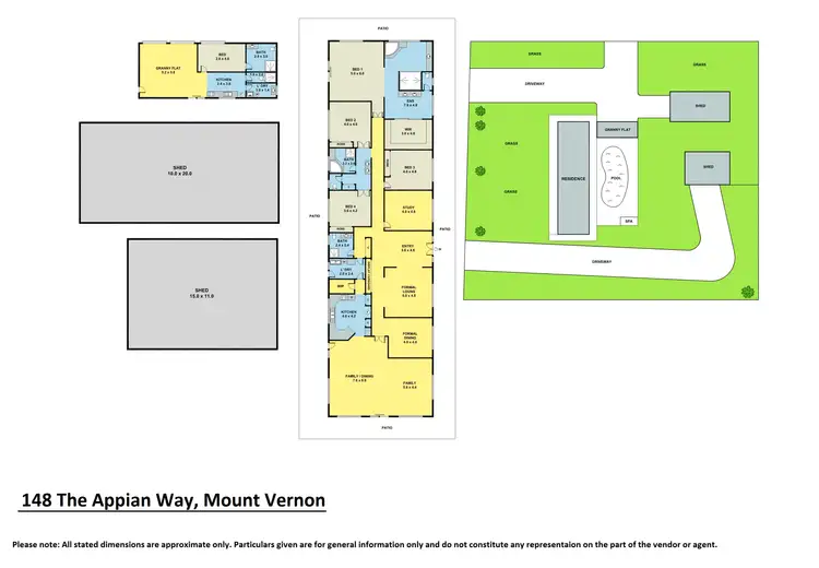 Floorplan of Homely house listing, 148-154 The Appian Way, Mount Vernon NSW 2178