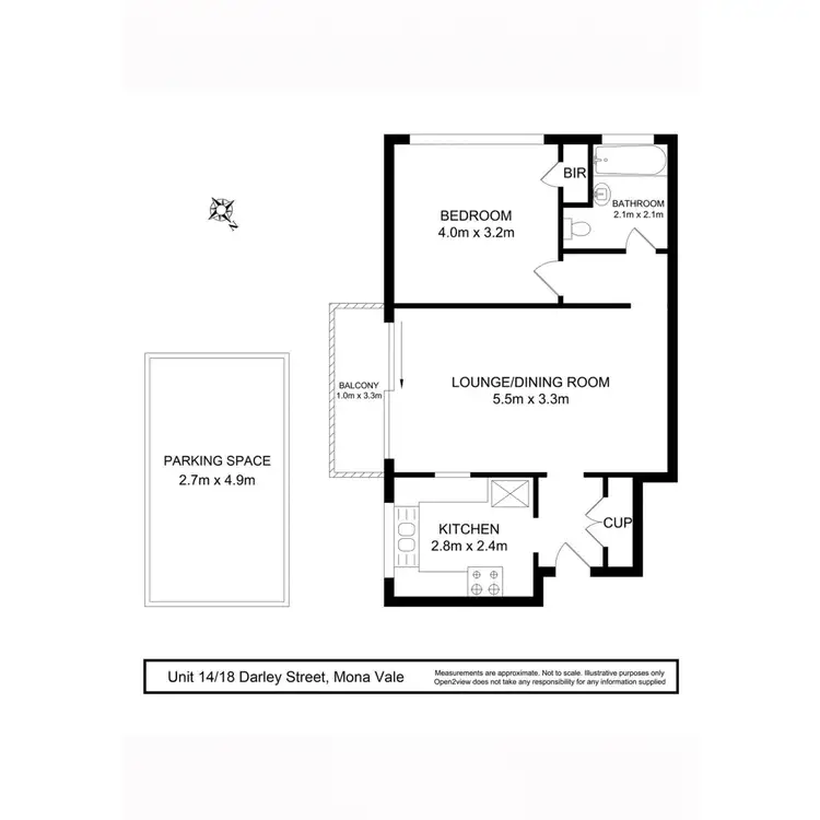 Floorplan of Homely unit listing, 14/18 Darley Street, Mona Vale NSW 2103