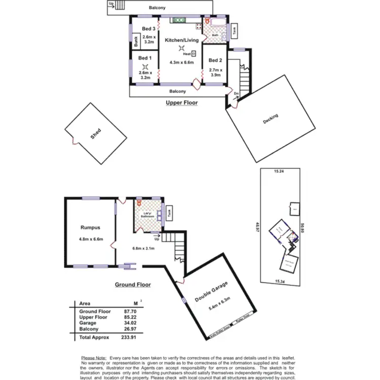 Floorplan of Homely house listing, 15 Palmer Street, Aldinga Beach SA 5173