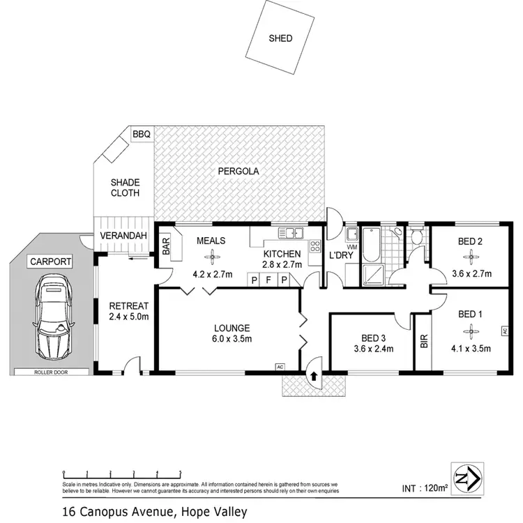 Floorplan of Homely house listing, 16 Canopus Avenue, Hope Valley SA 5090