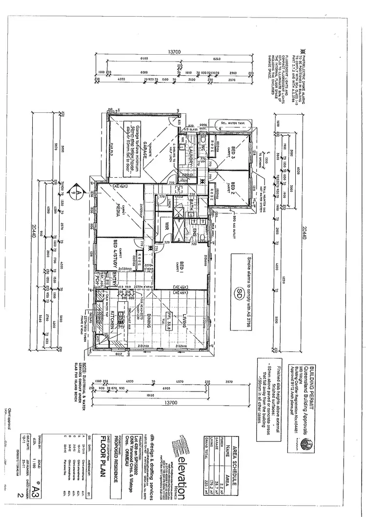 Floorplan of Homely house listing, 21 Yarwood Crescent, Ormeau Hills QLD 4208