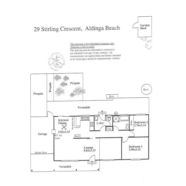 Floorplan of Homely house listing, 29 Stirling Crescent, Aldinga Beach SA 5173