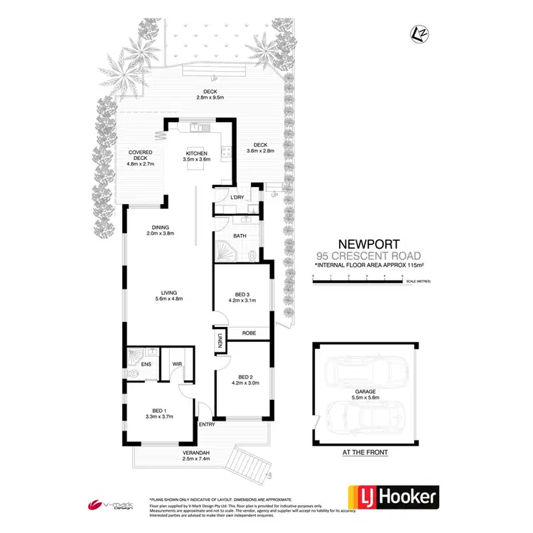 Floorplan of Homely house listing, 95 Crescent Road, Newport NSW 2106