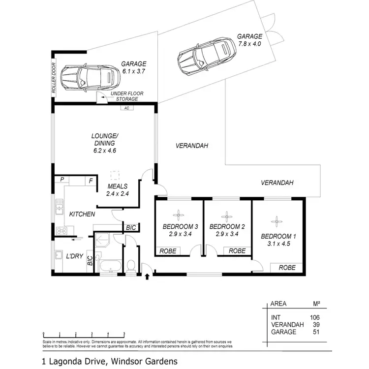 Floorplan of Homely house listing, Lot 1/1 Lagonda Drive, Windsor Gardens SA 5087