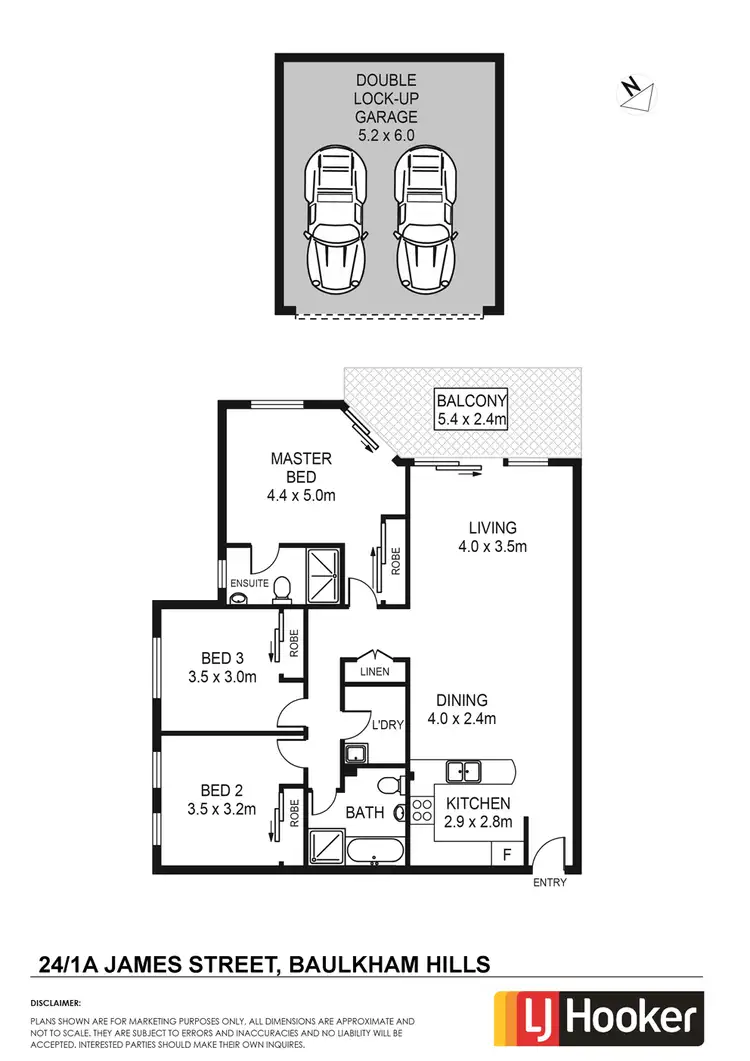 Floorplan of Homely unit listing, 24/13-19 Railway Street, Baulkham Hills NSW 2153