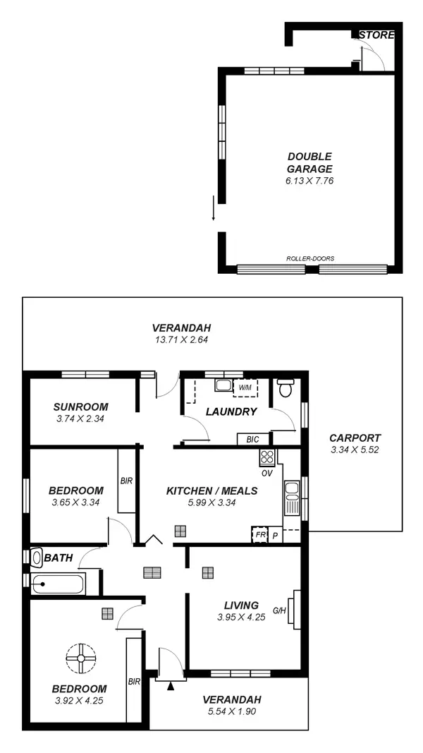 Floorplan of Homely house listing, 19 Peterhead Street, Largs Bay SA 5016