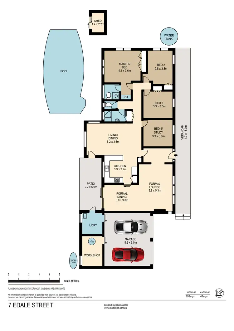 Floorplan of Homely house listing, 7 Edale Street, Kenmore QLD 4069