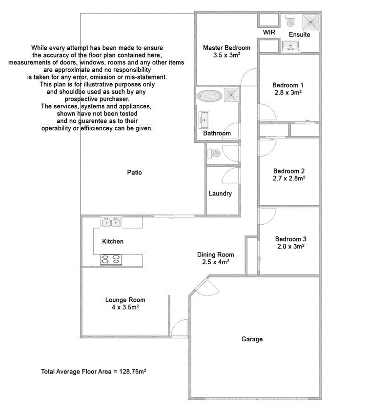 Floorplan of Homely house listing, 12 Houston Drive, Crestmead QLD 4132