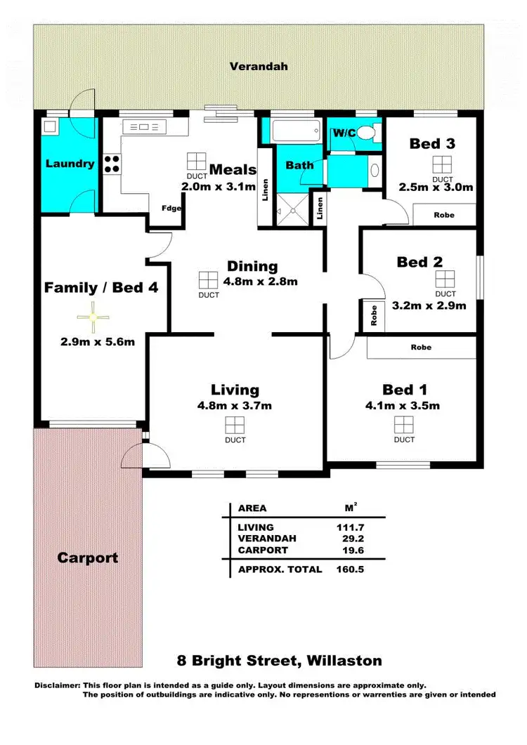 Floorplan of Homely house listing, 8 Bright Street, Willaston SA 5118