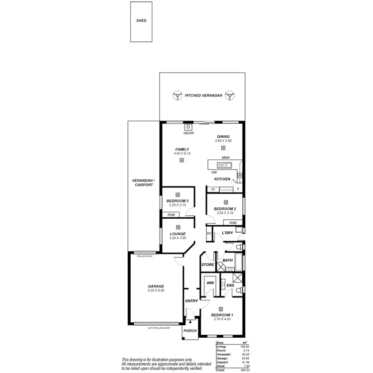 Floorplan of Homely house listing, 22 Pitman Road, Windsor Gardens SA 5087