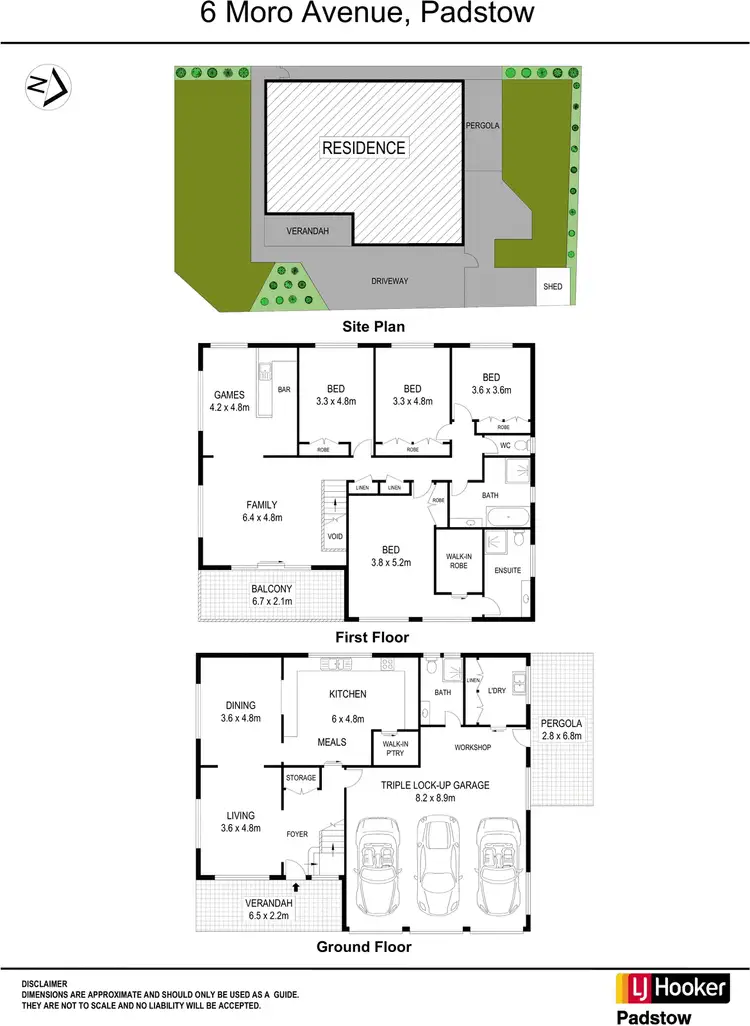 Floorplan of Homely house listing, 6 Moro Avenue, Padstow NSW 2211