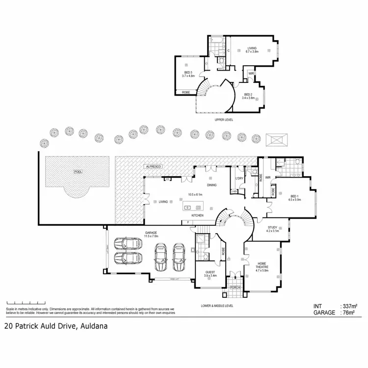 Floorplan of Homely house listing, 20 Patrick Auld Drive, Auldana SA 5072