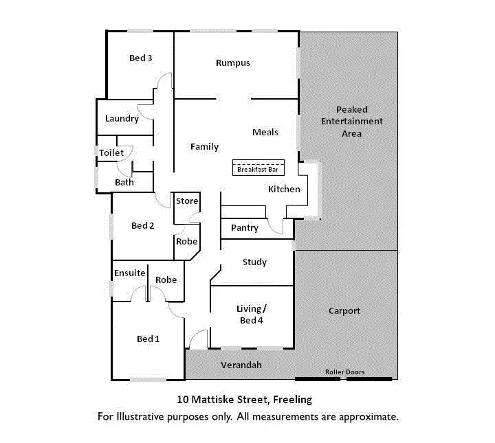 Floorplan of Homely house listing, 10 Mattiske Street, Freeling SA 5372