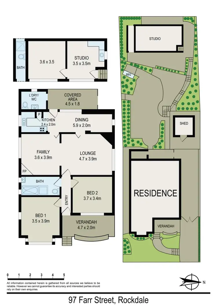 Floorplan of Homely house listing, 97 Farr Street, Rockdale NSW 2216