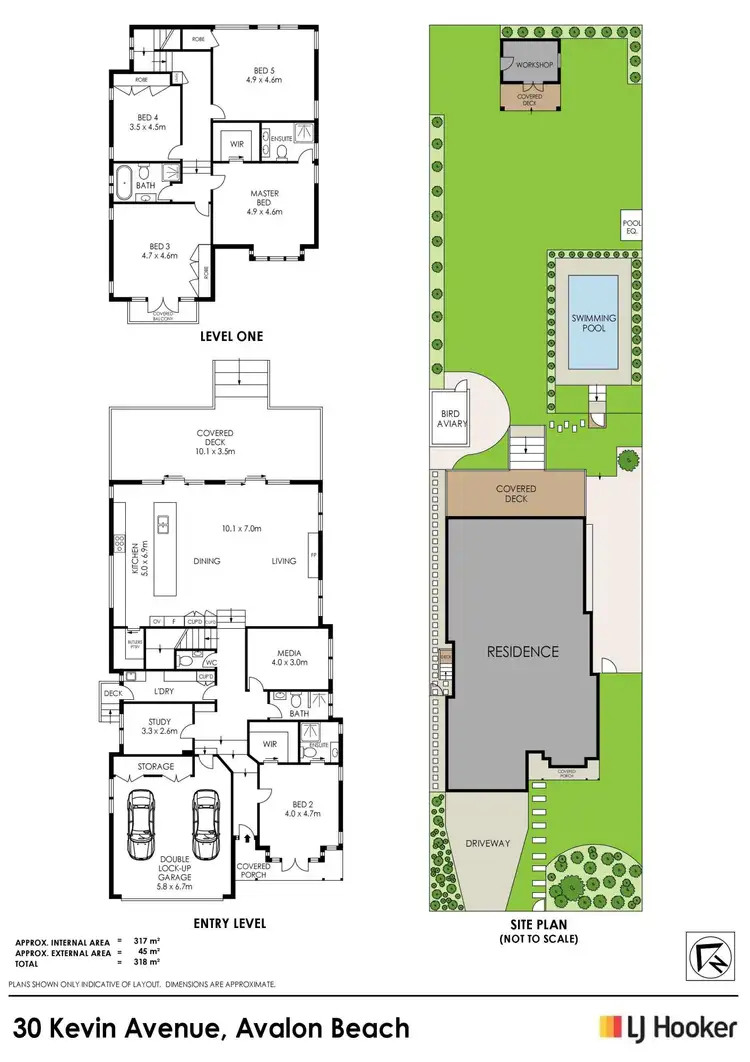 Floorplan of Homely house listing, 30 Kevin Avenue, Avalon Beach NSW 2107