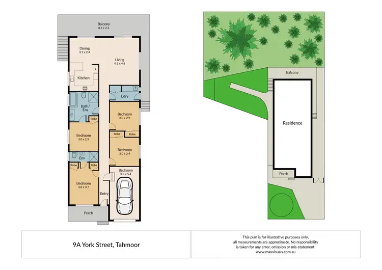 Floorplan of Homely house listing, 9A York Street, Tahmoor NSW 2573