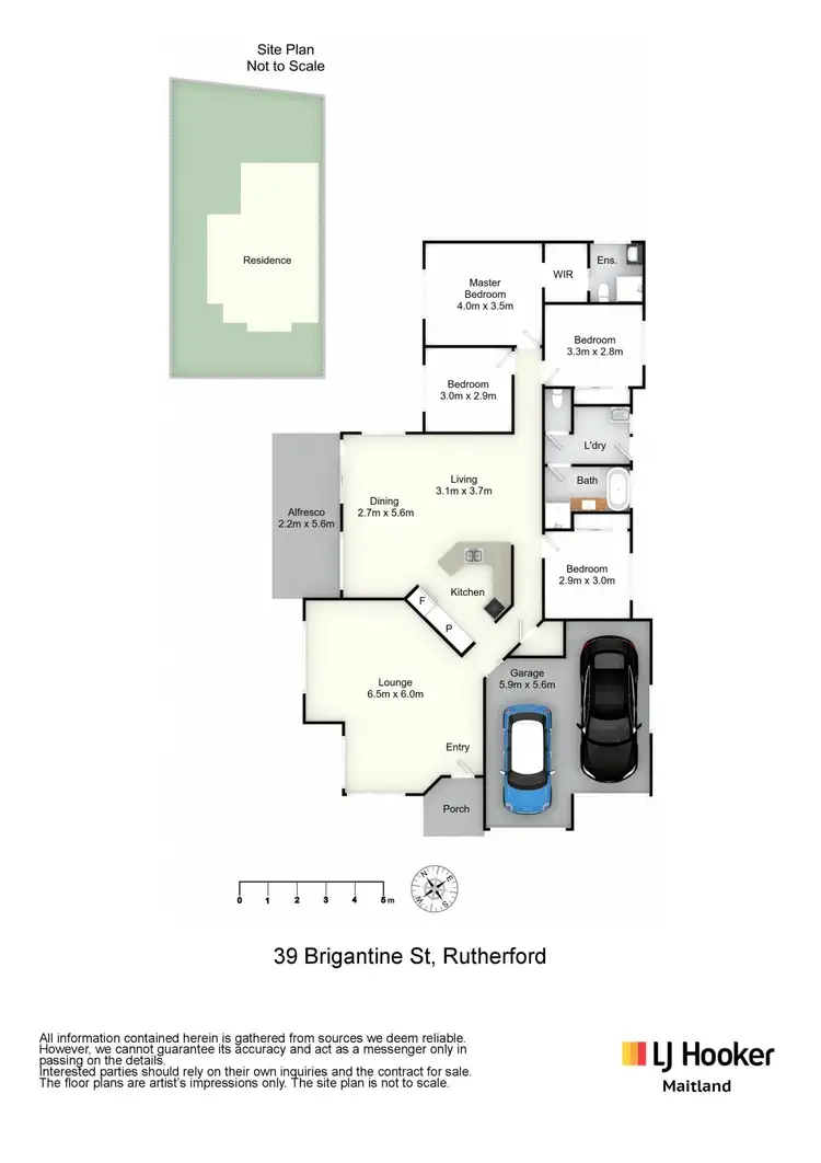 Floorplan of Homely house listing, 39 Brigantine Street, Rutherford NSW 2320