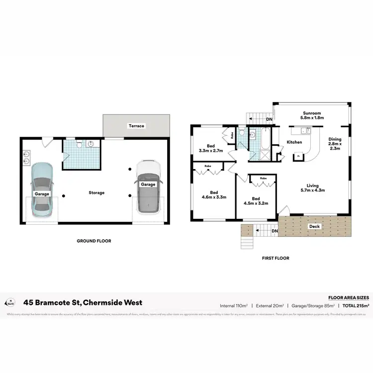 Floorplan of Homely house listing, 45 Bramcote Street, Chermside West QLD 4032