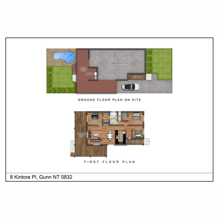 Floorplan of Homely house listing, 8 Kintore Place, Gunn NT 832