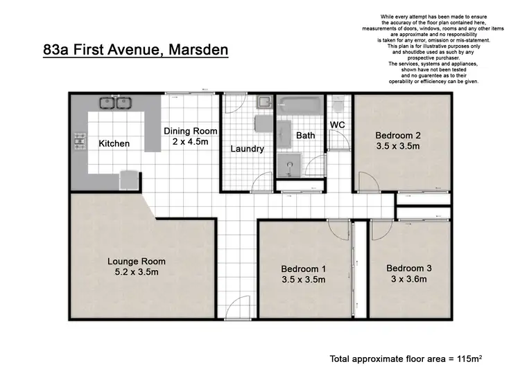Floorplan of Homely house listing, 83A First Avenue, Marsden QLD 4132