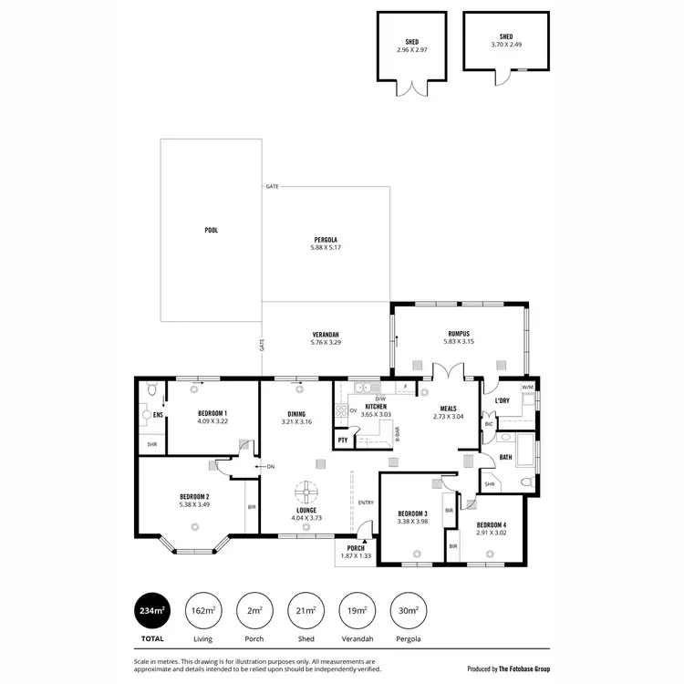 Floorplan of Homely house listing, 6 Summit Street, Surrey Downs SA 5126