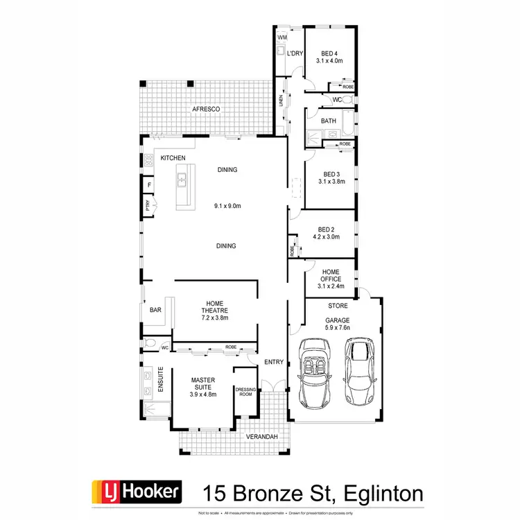 Floorplan of Homely house listing, 15 Bronze Street, Eglinton WA 6034