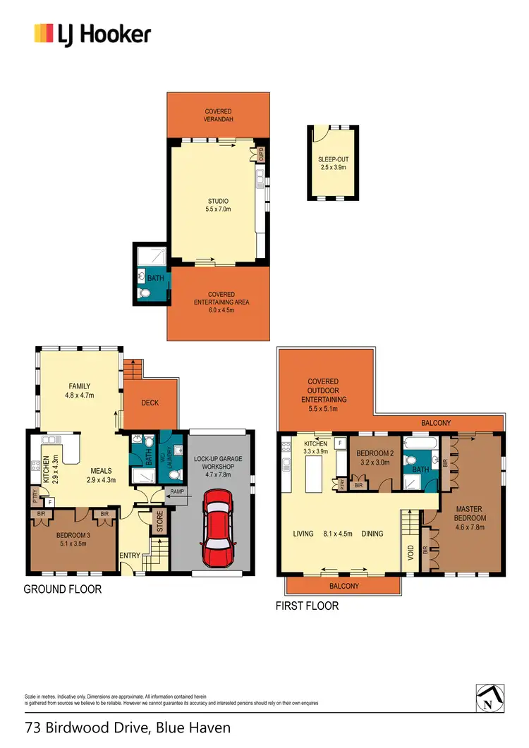 Floorplan of Homely house listing, 73 Birdwood Drive, Blue Haven NSW 2262