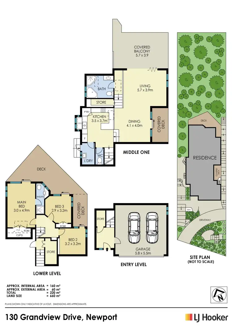 Floorplan of Homely house listing, 130 Grandview Drive, Newport NSW 2106