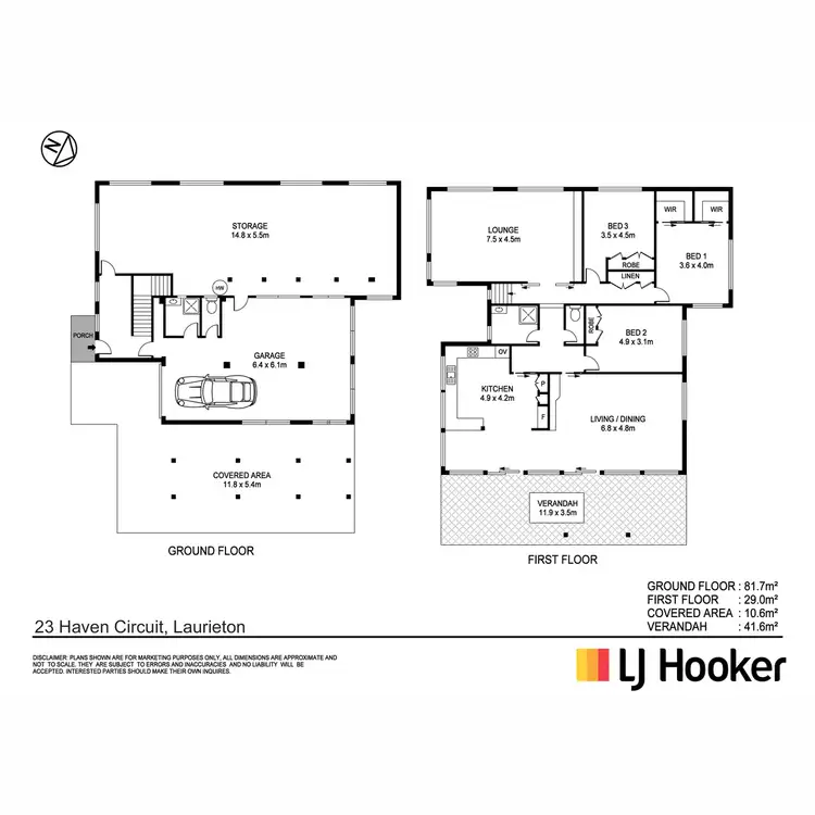Floorplan of Homely house listing, 23 Haven Circuit, Laurieton NSW 2443