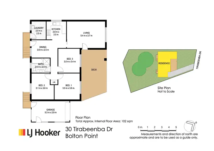 Floorplan of Homely house listing, 30 Tirabeenba Drive, Bolton Point NSW 2283