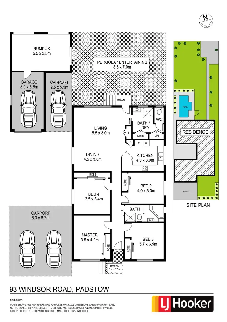 Floorplan of Homely house listing, 93 Windsor Road, Padstow NSW 2211