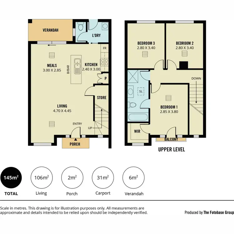 Floorplan of Homely townhouse listing, 127 Kingate Boulevard, Blakeview SA 5114
