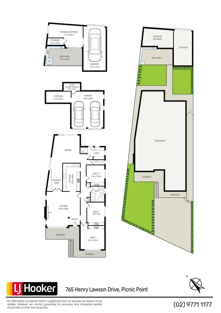 Floorplan of Homely house listing, 765 Henry Lawson Drive, Picnic Point NSW 2213