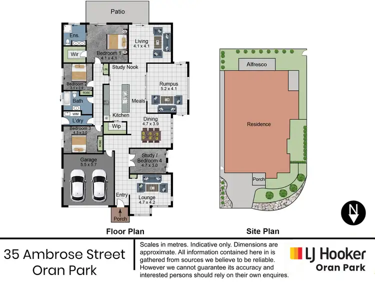 Floorplan of Homely house listing, 35 Ambrose Street, Oran Park NSW 2570