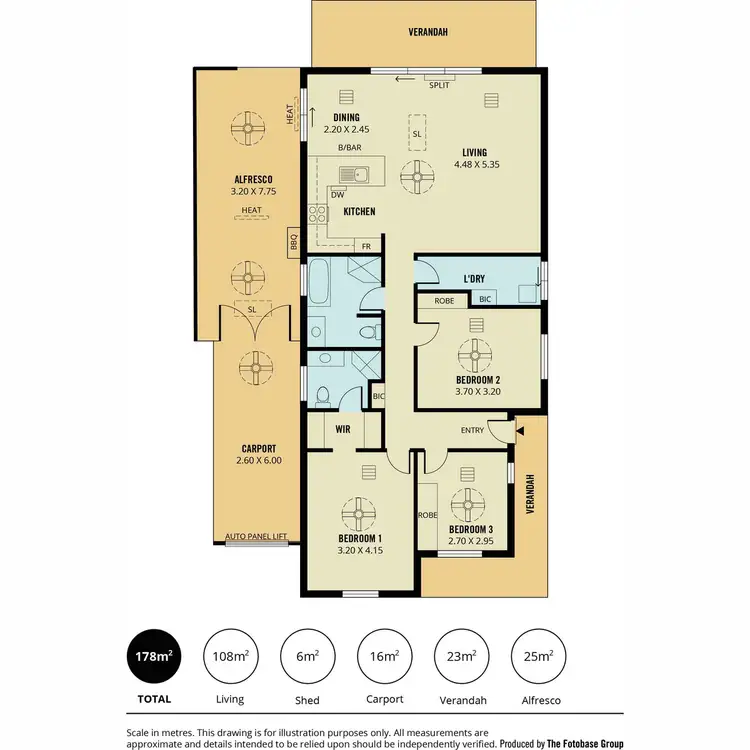 Floorplan of Homely house listing, 4 Newland Way, Mawson Lakes SA 5095