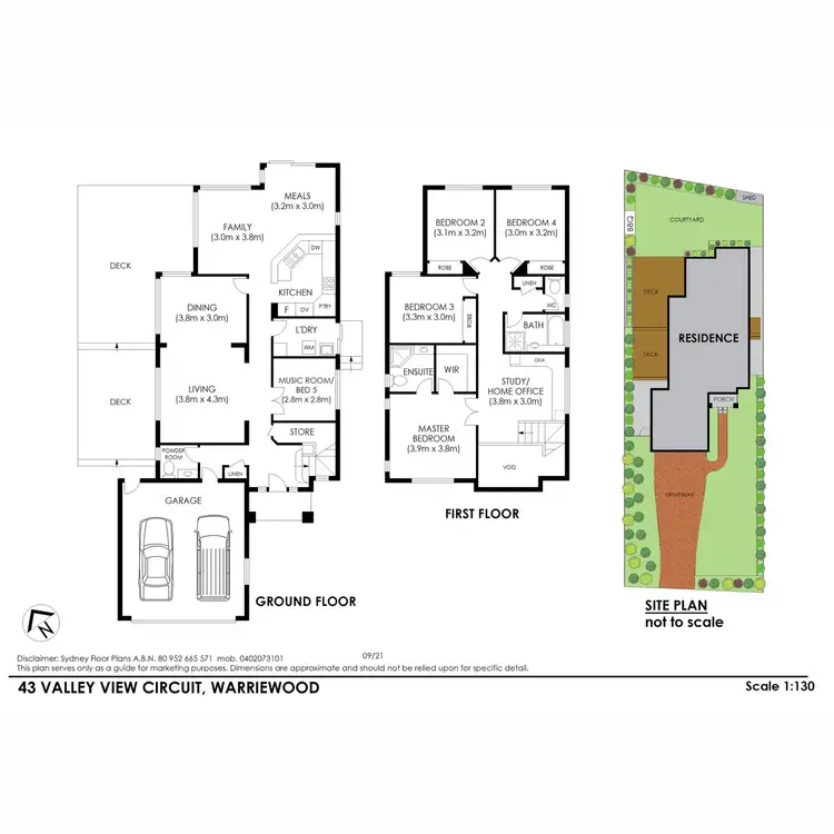 Floorplan of Homely house listing, 43 Valley View Circuit, Warriewood NSW 2102