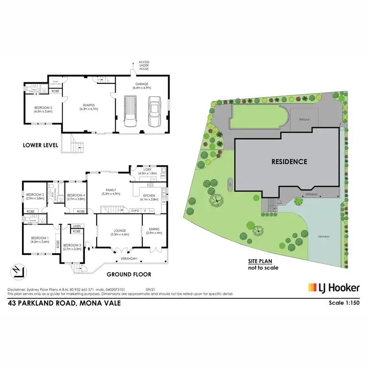 Floorplan of Homely house listing, 43 Parkland Road, Mona Vale NSW 2103