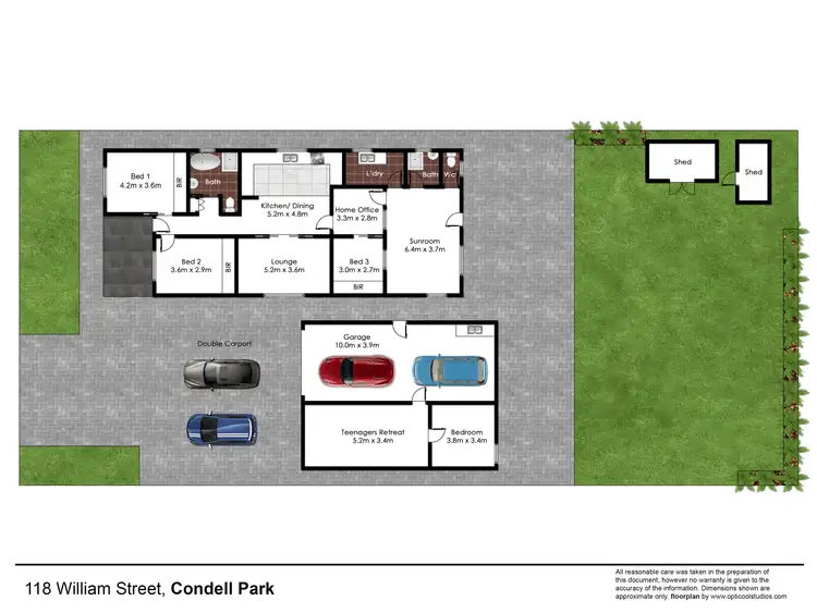 Floorplan of Homely house listing, 118 William Street, Condell Park NSW 2200