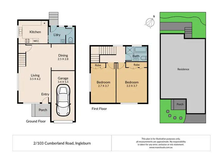Floorplan of Homely house listing, 2/103 Cumberland Road, Ingleburn NSW 2565