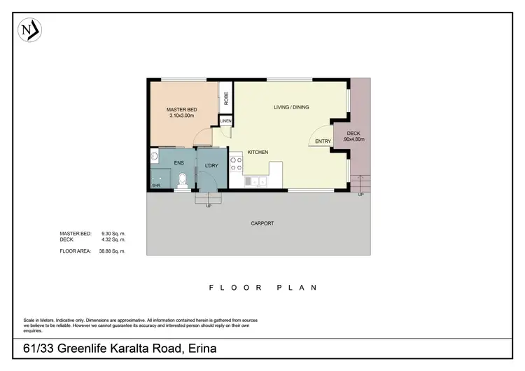 Floorplan of Homely villa listing, 61/33 Greenlife Karalta Road, Erina NSW 2250