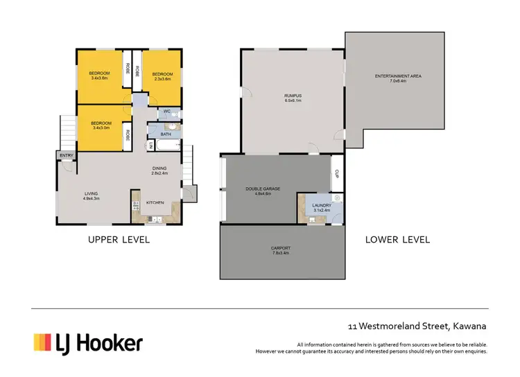 Floorplan of Homely house listing, 11 Westmoreland Street, Kawana QLD 4701