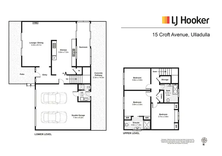 Floorplan of Homely house listing, 15 Croft Avenue, Ulladulla NSW 2539