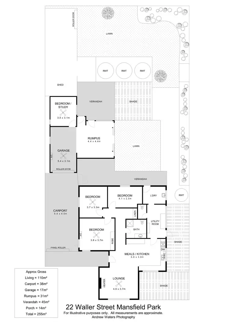 Floorplan of Homely house listing, 22 Waller Street, Mansfield Park SA 5012