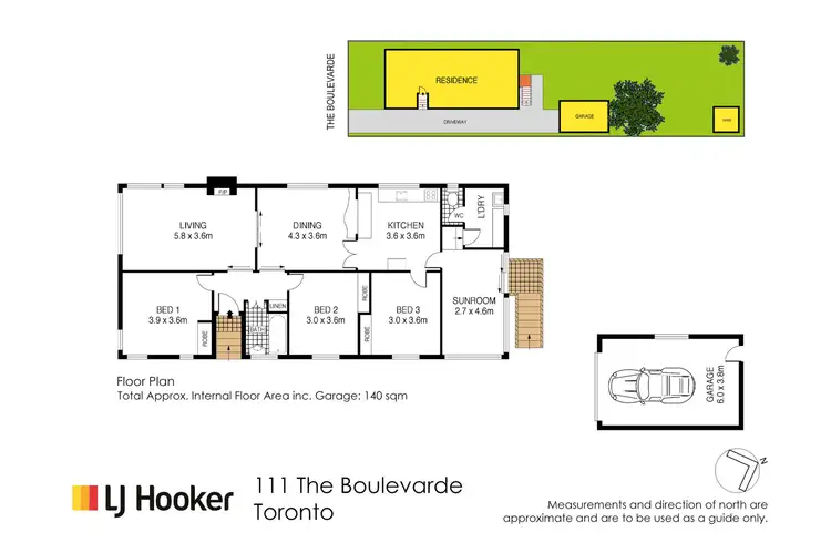 Floorplan of Homely house listing, 111 The Boulevarde, Toronto NSW 2283