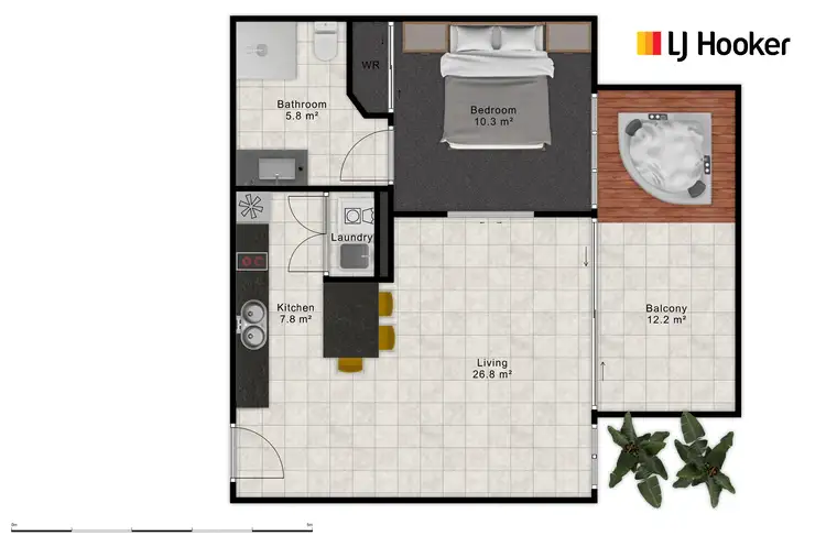 Floorplan of Homely unit listing, 29 Mantra Aqueous/3-5 Davidson Street, Port Douglas QLD 4877