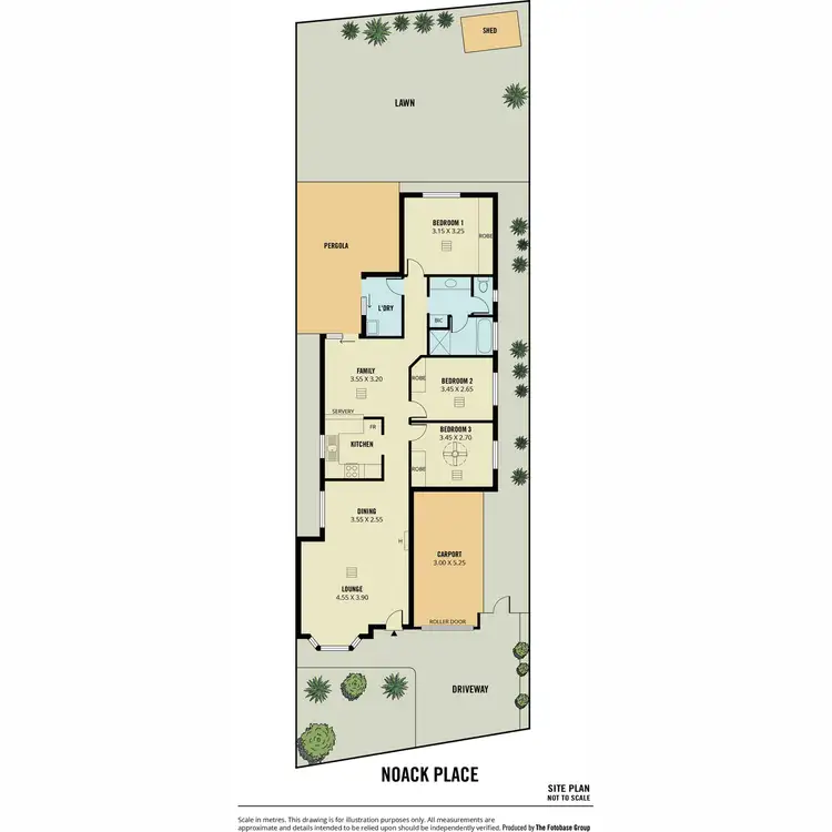 Floorplan of Homely house listing, 6 Noack Place, Pooraka SA 5095