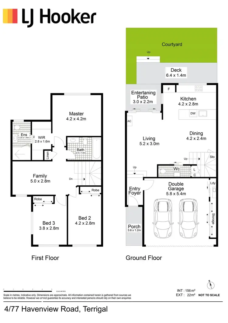 Floorplan of Homely townhouse listing, 4/77 Havenview Road, Terrigal NSW 2260