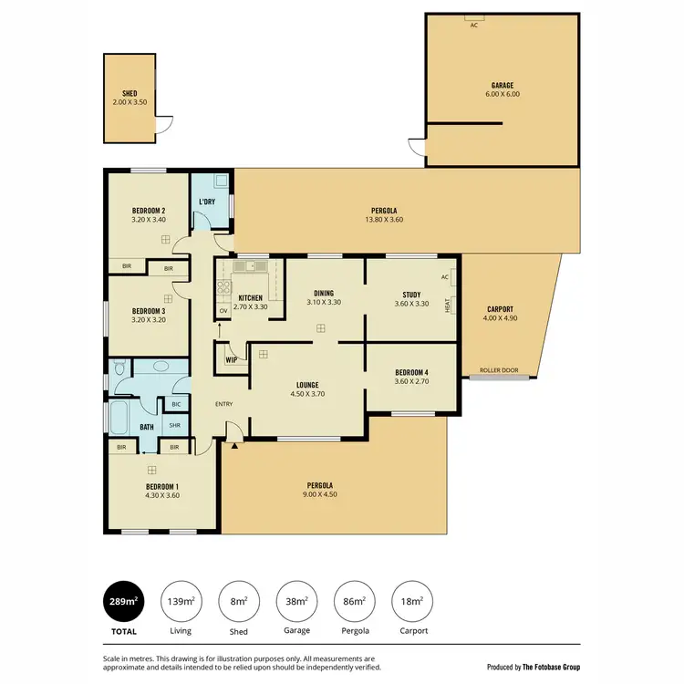 Floorplan of Homely house listing, 5 Gawler Court, Evanston Gardens SA 5116