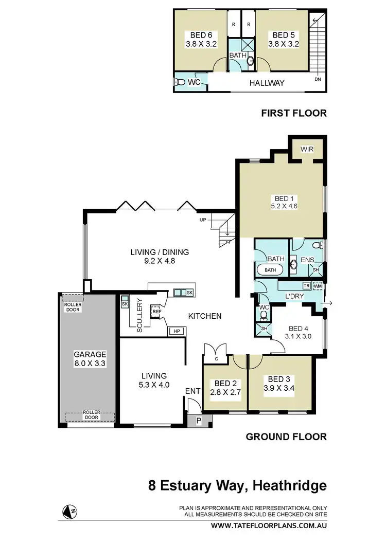 Floorplan of Homely house listing, 8 Estuary Way, Heathridge WA 6027